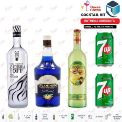 Vodka Zebratoff Cocktail Kit Electric Lemonade Receta Recipe - Cavas Towns