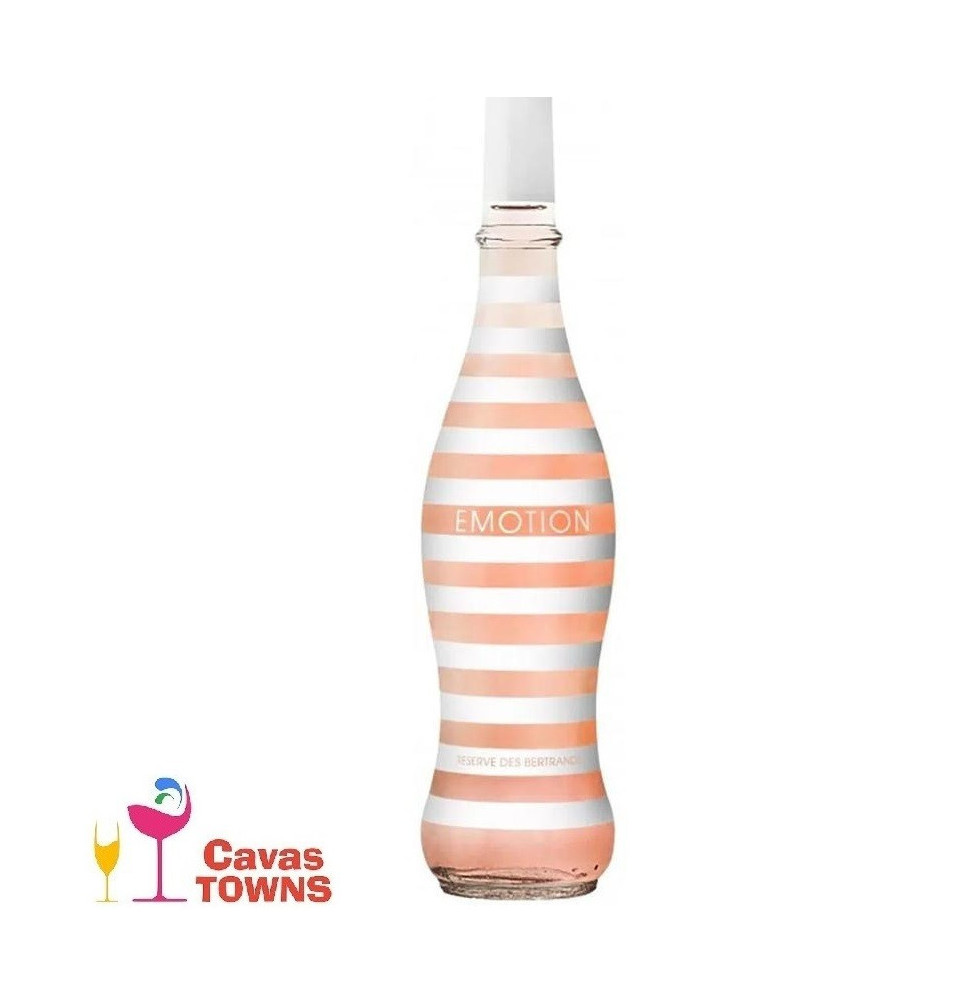 Vino Rosado Frances Emotion Cotes de Provence 750 ml - Cavas Towns Vino Rosado Frances Emotion Cotes de Provence 750 ml - Cavas Towns