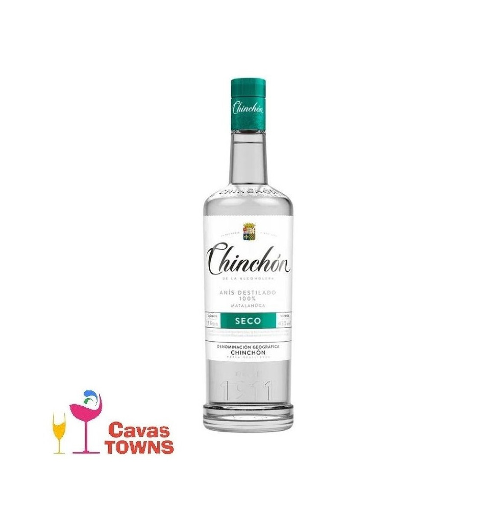 Anis Chinchon De La Alcoholera Seco 1 litro - Cavas Towns