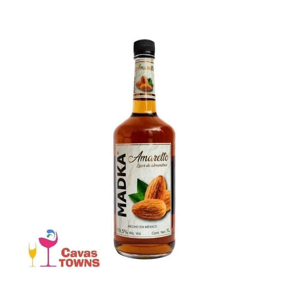Licor Madka De Almendras Tipo Amaretto 1000 ml - Cavas Towns Licor Madka De Almendras Tipo Amaretto 1000 ml - Cavas Towns