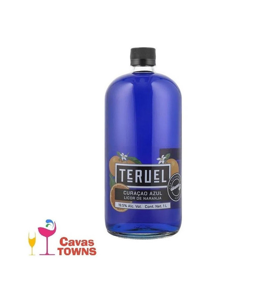 Licor Teruel De Curacao 1000 ml - Cavas Towns Licor Teruel De Curacao 1000 ml - Cavas Towns