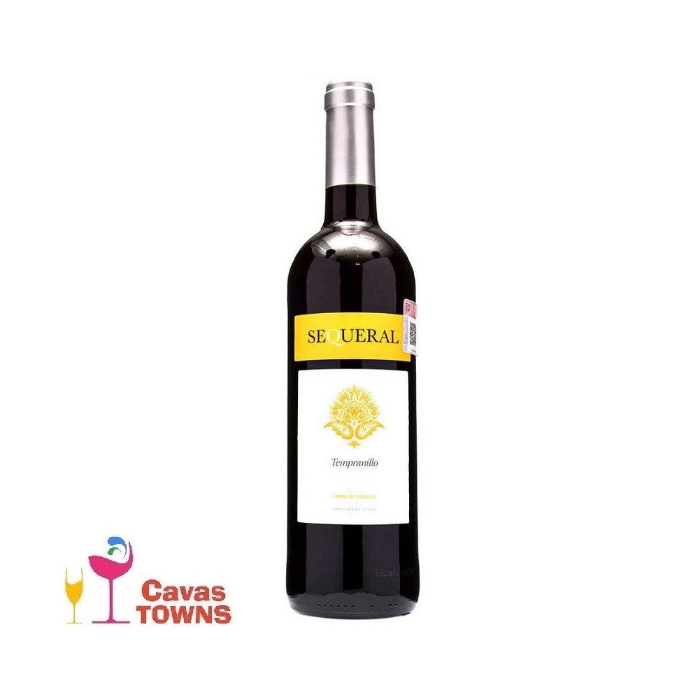 Vino Tinto Sequeral Tempranillo 750ml - Cavas Towns Vino Tinto Sequeral Tempranillo 750ml - Cavas Towns