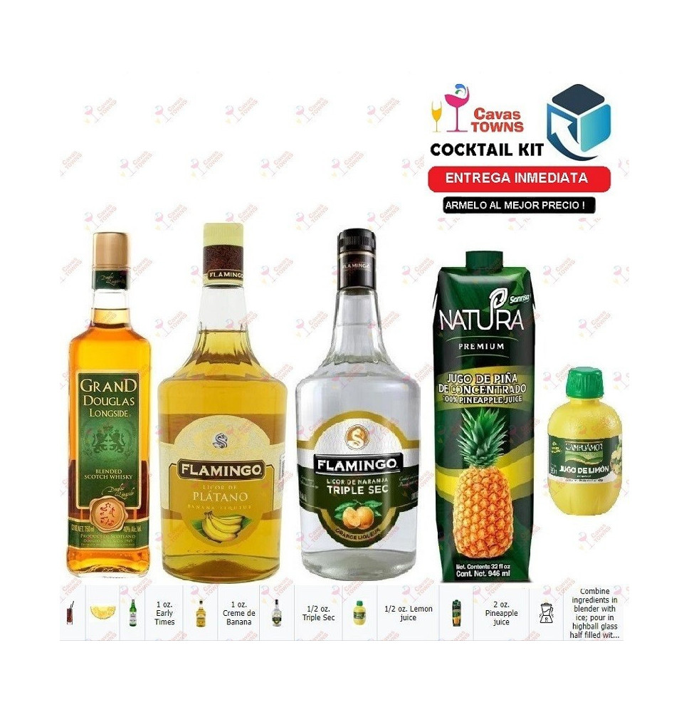 Cocktail Kit Californian Receta Recipe - Cavas Towns