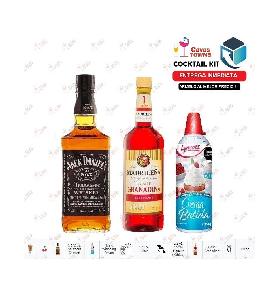 Cocktail Kit Cool Southern Comfort Receta Recipe - Cavas Towns