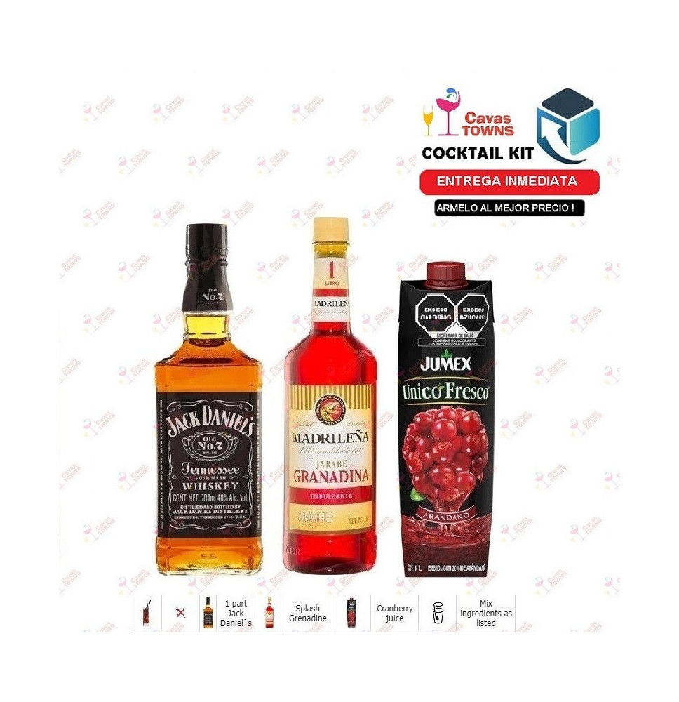 Cocktail Kit Jack of Hearts Manhattan Receta Recipe - Cavas Towns